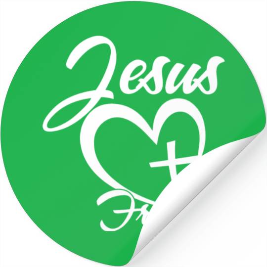 Jesus Freak Love Jesus Christian Christmas Stickers