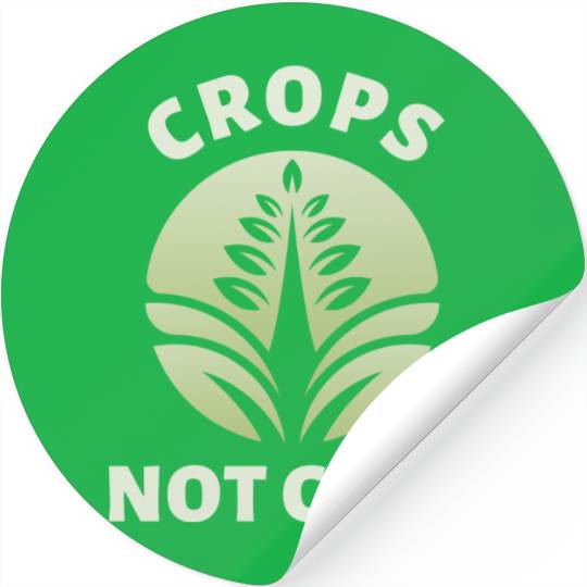 Crops Not Cops Abolish The Police Stickers