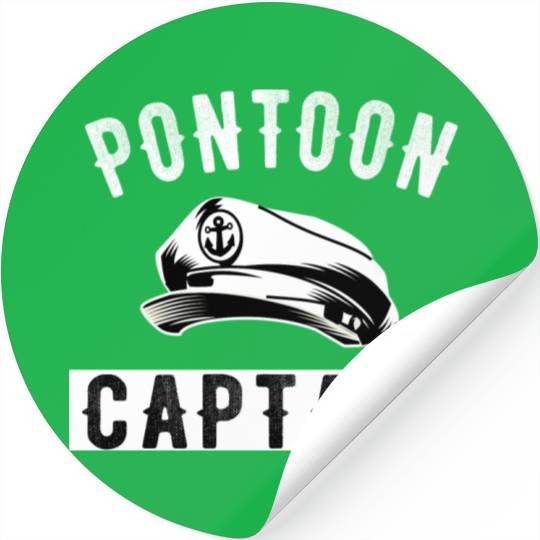 Pontoon Captain Pontoon Lover Gift Fathers Day Stickers