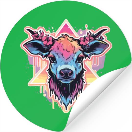 Kuhkkopf Kühne Agriculture Kälbchen Stickers