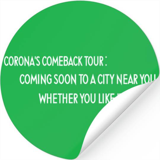 FUNNY QUOTES CORONA VIRUS Stickers