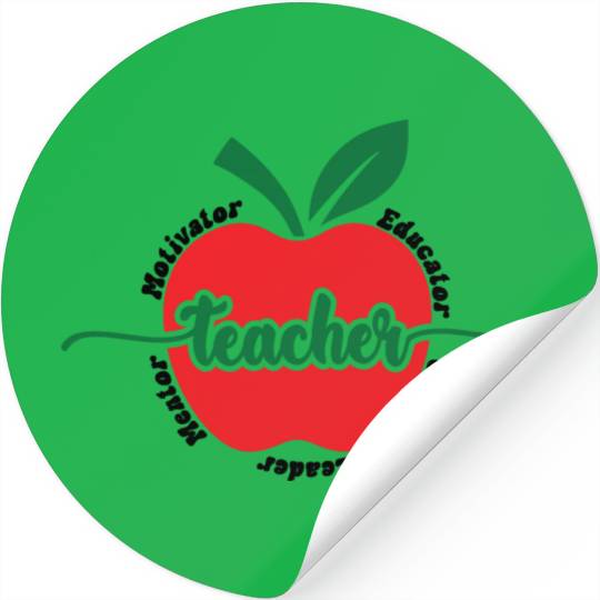 Teacher, Appreciation, Motivator, Educator, Stickers