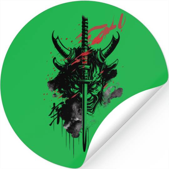 Samurai Warrior Stickers
