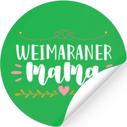 Weimaraner Mama Stickers