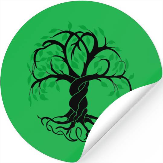 Yggdrasil the tree of life from viking mythology Stickers