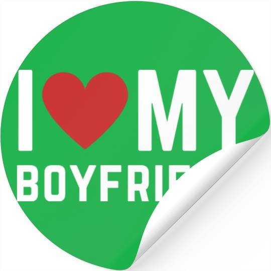 I love my Boyfriend Stickers
