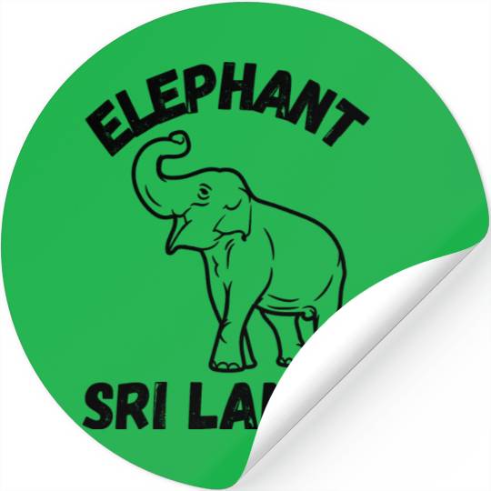 Sri Lankan Elephant Stickers
