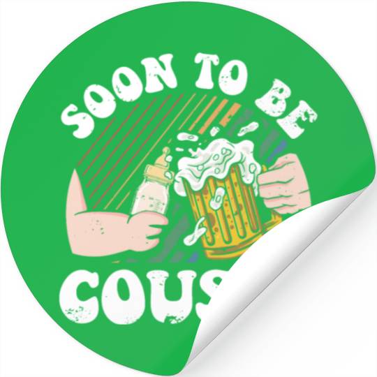 Soon To Be Cousin Again Baby Pregnancy Stickers