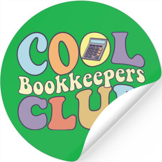 Cool Bookkeeper Club CPA Certified Public Stickers