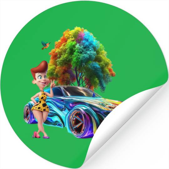 free and peaceful life Stickers