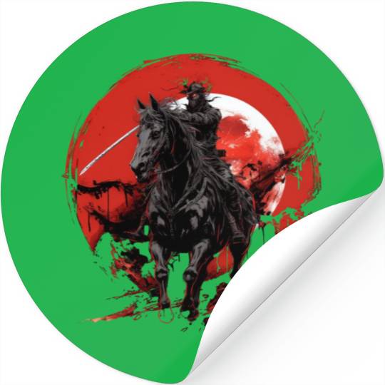 Skeleton horse Human skeleton Horse riding Sword 4 Stickers