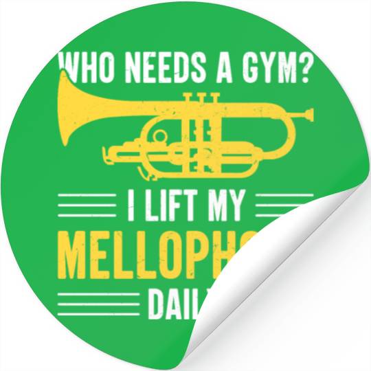 Mellophonist Musical Instrument Orchestra Stickers