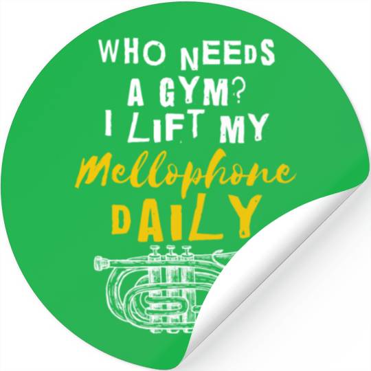 Mellophonist Musical Instrument Orchestra Stickers