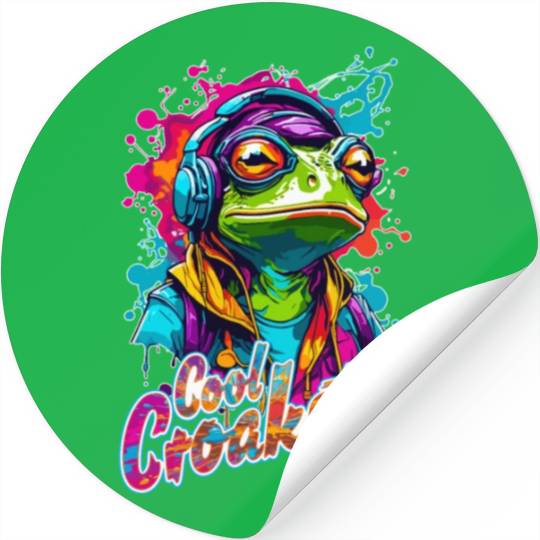 Cool Frog Stickers