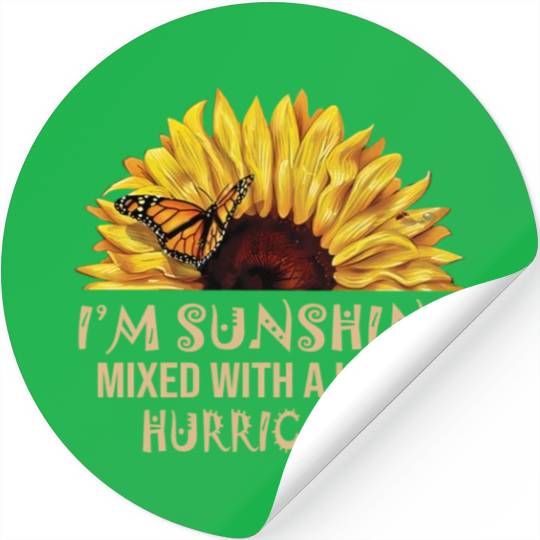 I'M Sunshine Mixed With Little Hurricane Stickers