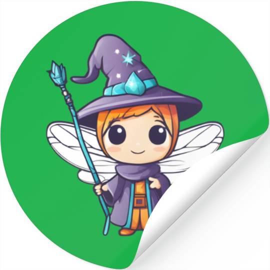 Wizard Dragonfly Stickers
