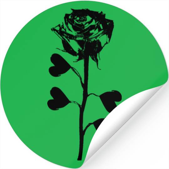 Lotus black Stickers