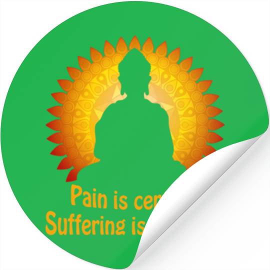 Buddha Yoga Mandala Meditation Buddhism Namaste Stickers