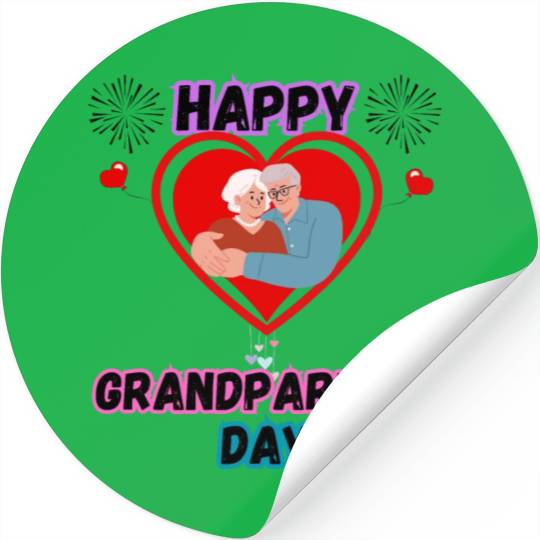Happy Grandparents Day Stickers