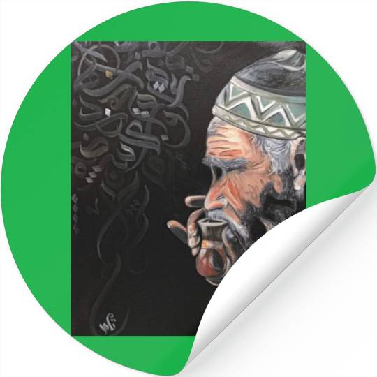 a warrior rest Stickers
