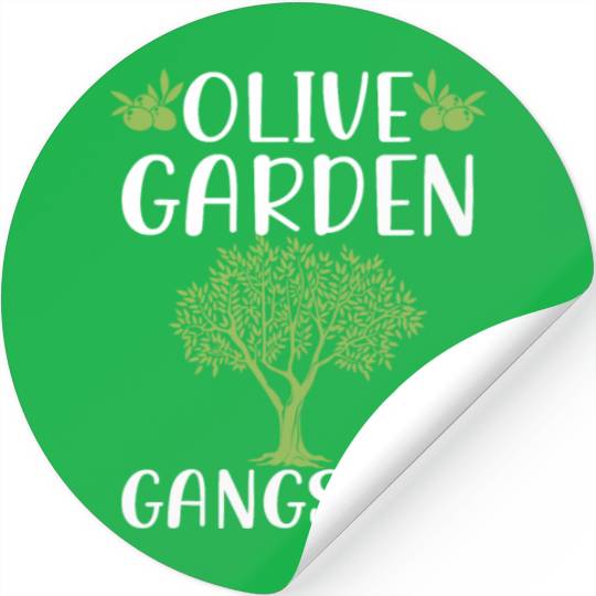 Olive Garden, Gardening, Olive Graphic Stickers