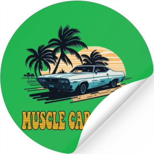 Muscle Car Magic Stickers
