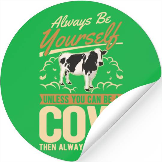 Cow Gift Farmer Cattle Breeder Cows Stickers