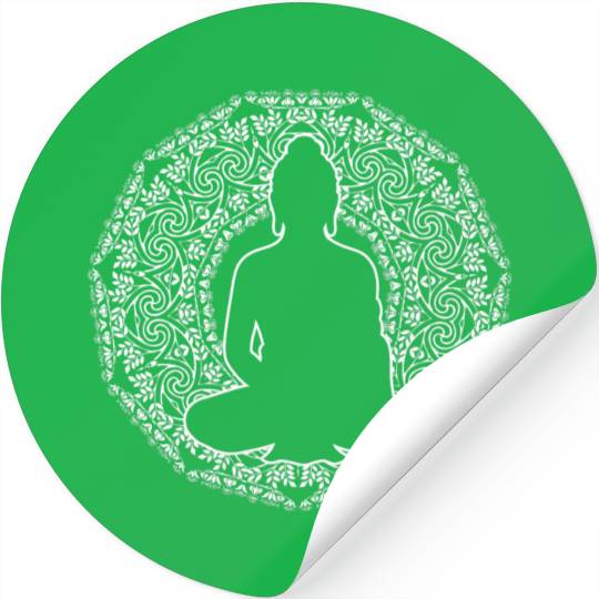 Buddha Mandala Spiritually Person Gift Stickers