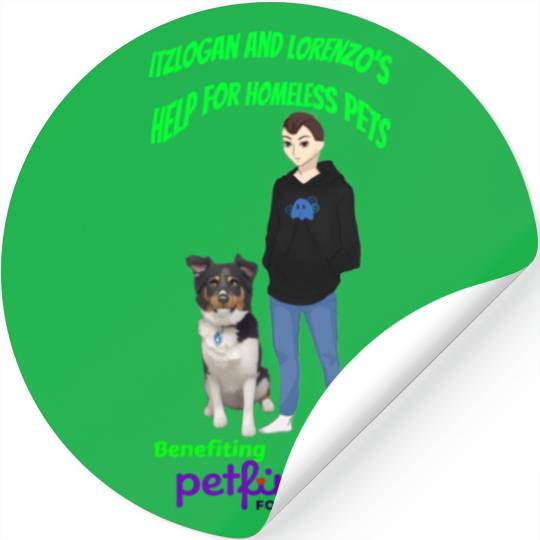 Help For Homeless Pets Stickers