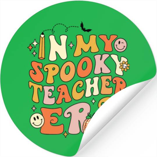 In My Spooky Teacher Era Stickers