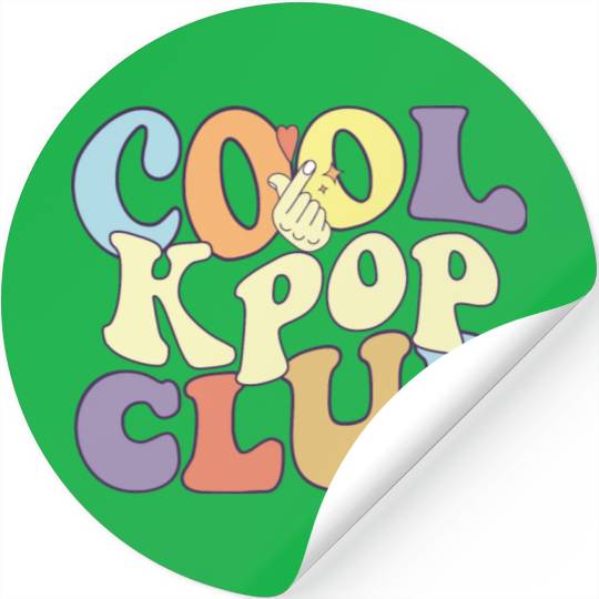 Cool Kpop Club Saranghae K-Pop Squad Korean Fan Stickers