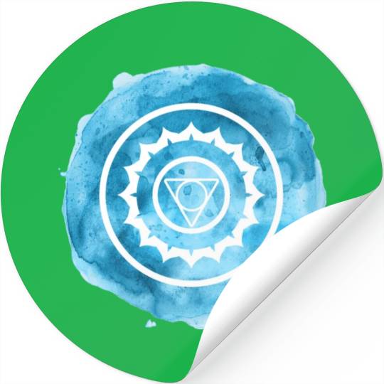 Clear Expressions: Throat Chakra Artistry Stickers