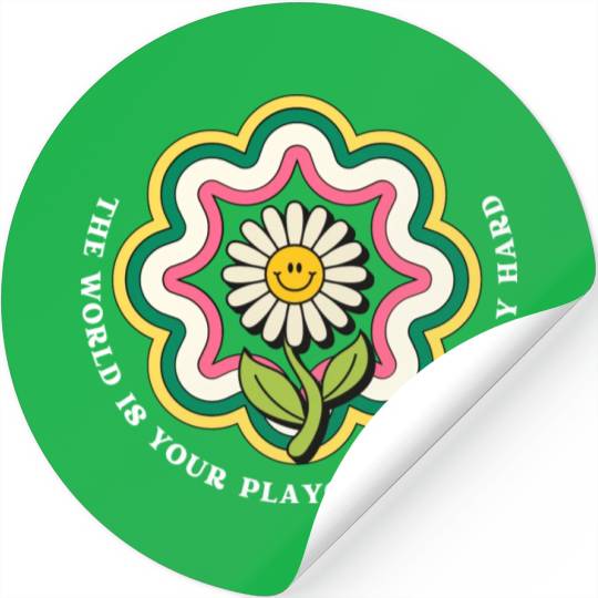 Flower Quote Playground Stickers