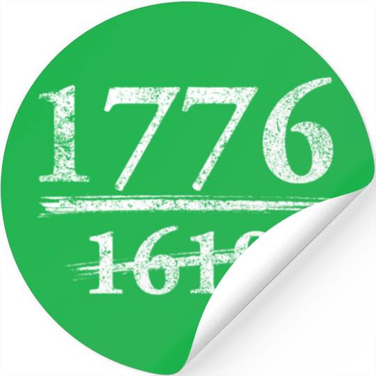 1776 Not 1619 Stickers