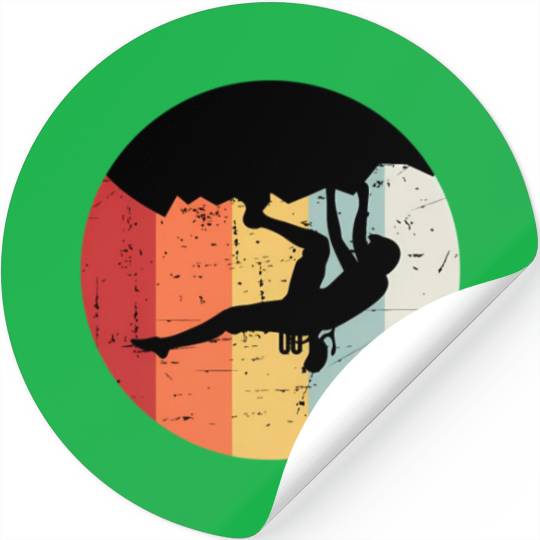 Climber Climbing Bouldering Free Climbing Stickers