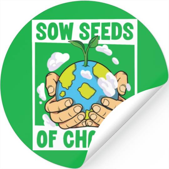 Climate Change Environmental Earth Day Planet Stickers