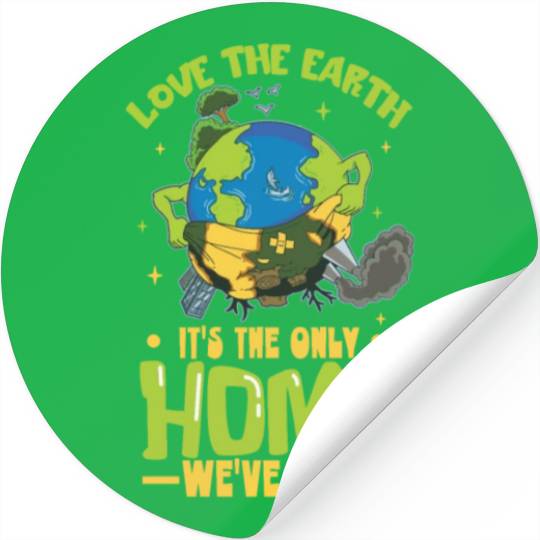 Climate Change Environmental Earth Day Planet Stickers