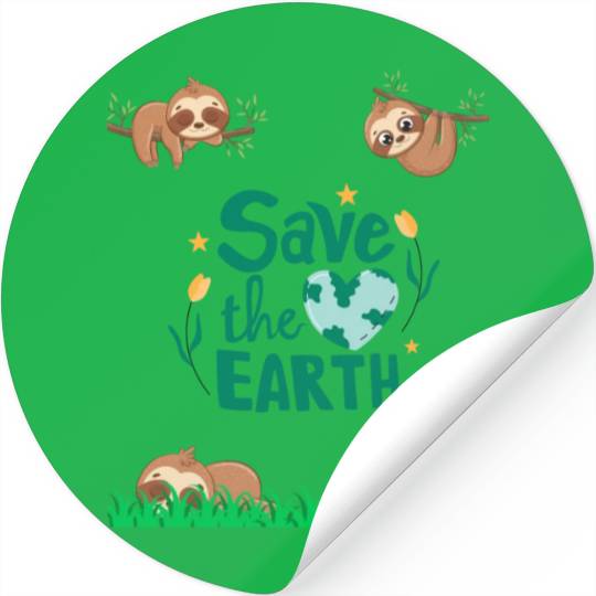 Save our Planet Earth, Save our beautiful animals Stickers