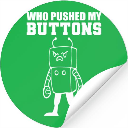 Pushed my Buttons Computer Specialist Gift Stickers