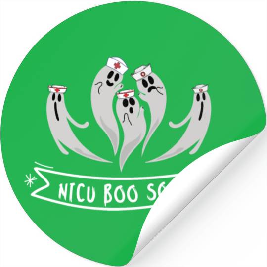 Cute NICU Halloween | NICU boo squad design Stickers