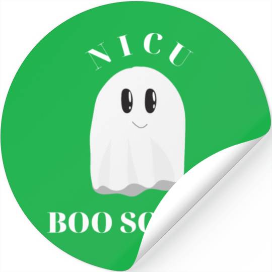 Cute NICU Halloween | NICU Boo Squad design Stickers