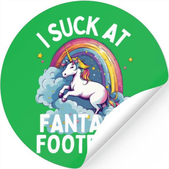I Suck at Fantasy Football Stickers