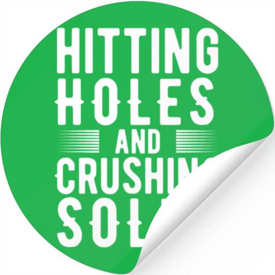 Funny Retro Cornhole Lover Hitting Holes And Stickers