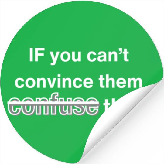 Convince or Confuse? Typography Art Stickers