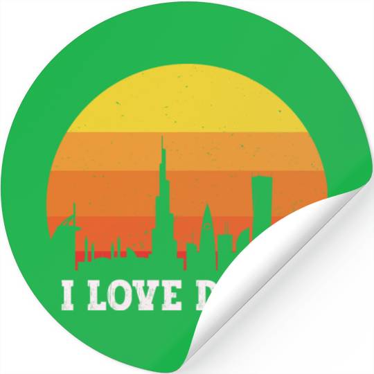 I love Dubai Stickers