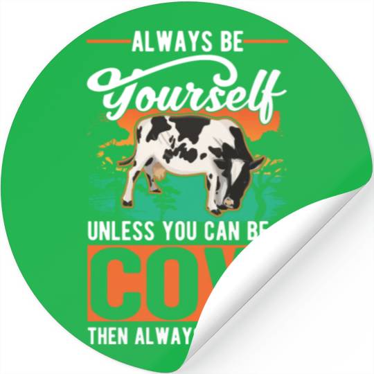 Cow Gift Farmer Cattle Breeder Cows Stickers