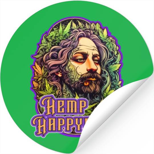 Hemp Happyness Stickers