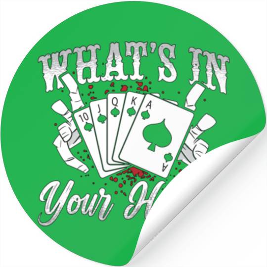 Cribbage What's In Your Hand Board Game Card Game Stickers