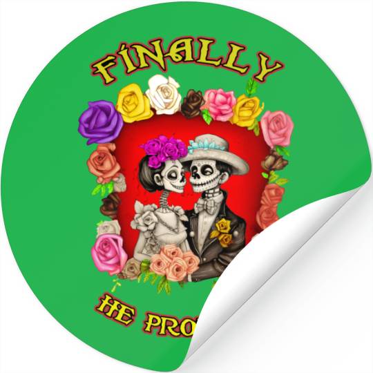 day of the dead - valentines day Stickers