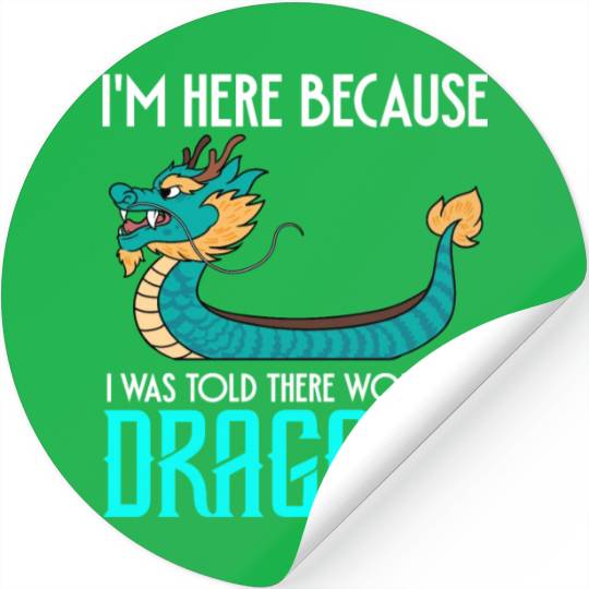 Funny Dragon Boat Racing Paddle Stickers